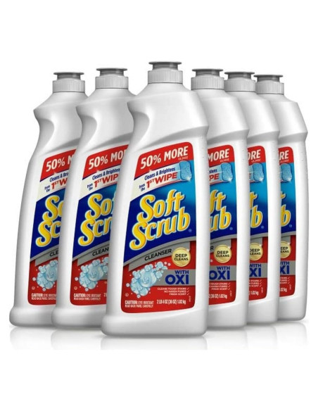 Limpiador Multiusos Soft Scrub Oxi 1.02L - Paquete de 6 Limpiador Multiusos Soft Scrub Oxi 1.02L - Paquete de 6