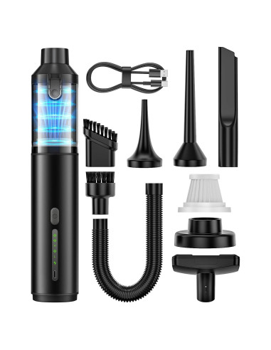 Aspiradora de Coche Portátil Voice-tank 4 en 1 16800Pa