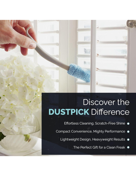 Plumero de Plumas Reutilizable Dustpick 2 Unidades Microfibra Plumero de Plumas Reutilizable Dustpick 2 Unidades Microfibra