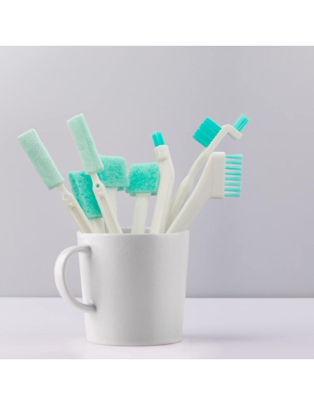 Juego de 8 Cepillos de Limpieza LIOUCBD para Grietas y Botellas Juego de 8 Cepillos de Limpieza LIOUCBD para Grietas y Botellas