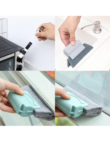 Juego de 5 Cepillos Mágicos UpTuoLi para Limpiar Ventanas