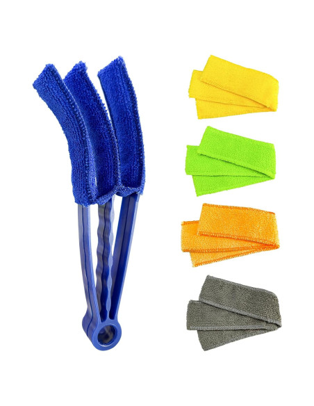 Limpiador de Persianas SHMZK con Cepillo Duster y 5 Mangas Limpiador de Persianas SHMZK con Cepillo Duster y 5 Mangas