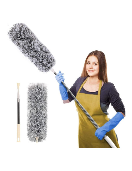 Duster de Plumas Microfibra Freeboot 254 cm Lavable Flexible Duster de Plumas Microfibra Freeboot 254 cm Lavable Flexible