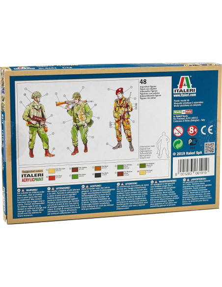 Kit de Construcción Italeri TROPAS DE LA OTAN 1:72 Multicolor Kit de Construcción Italeri TROPAS DE LA OTAN 1:72 Multicolor