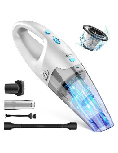 Aspiradora de Mano Inalámbrica FUOAYOC 2166 con Luz LED 0.73 kg