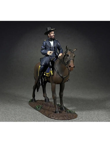 W. Britain General U.S. Grant Montado 1:30 Metal Guerra Civil