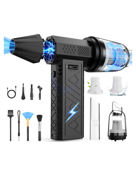 Soplador de Aire Comprimido y Aspiradora 2 en 1 Sevenchip Soplador de Aire Comprimido y Aspiradora 2 en 1 Sevenchip