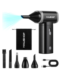 Soplador de Aire Eléctrico HAUSHOF 8V 110,000 RPM Compacto