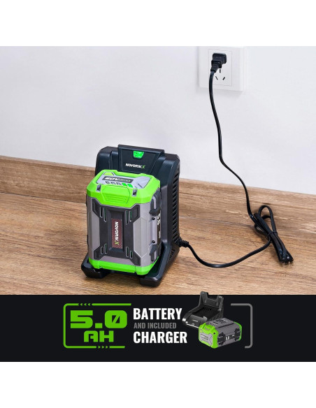 Soplador de Hojas Eléctrico Inalámbrico NovorikX 60V 810 CFM Soplador de Hojas Eléctrico Inalámbrico NovorikX 60V 810 CFM