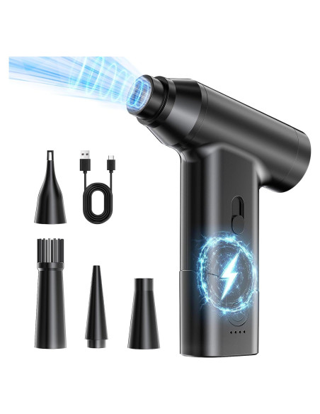 Soplador de Aire Comprimido MBYULO J02 Recargable 120m/s Soplador de Aire Comprimido MBYULO J02 Recargable 120m/s
