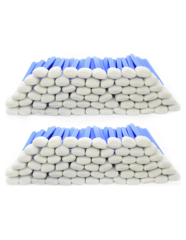 Hisopos de Espuma Wellgler 130mm para Limpieza de Impresoras - 200 Piezas Azules