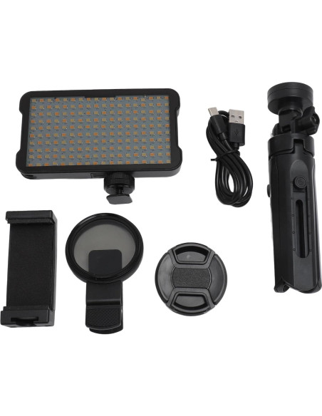 Luz de Selfie Dpofirs con Filtro Polarizador CPL 52mm Luz de Selfie Dpofirs con Filtro Polarizador CPL 52mm