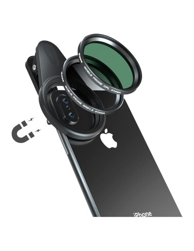 Filtro CPL Magnético Kase 41mm para Smartphone - ND1.2