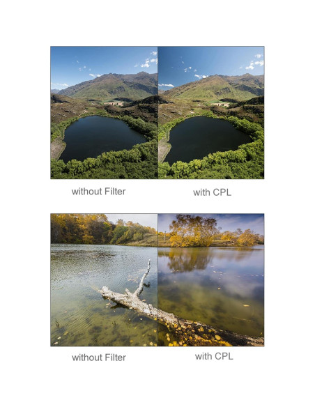Filtro CPL Magnético Kase 41mm para Smartphone - ND1.2 Filtro CPL Magnético Kase 41mm para Smartphone - ND1.2
