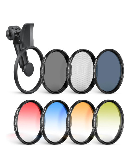 Kit de Filtros NEEWER 67mm 7 Pack para Teléfonos Android Kit de Filtros NEEWER 67mm 7 Pack para Teléfonos Android