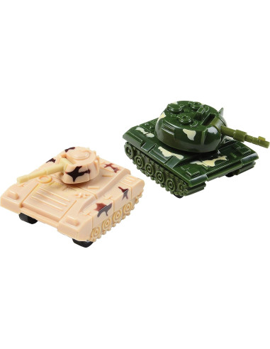 Tanques de Retroceso Kid Fun - Juguetes de Ejército para Niños