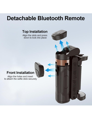Pocketflex Mini Selfie Stick 2025 con Trípode y Control Remoto