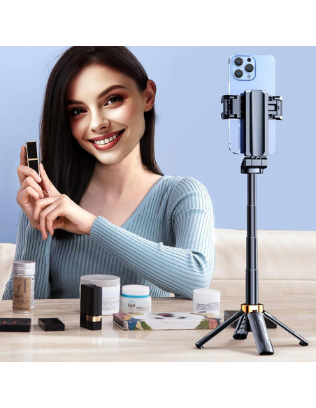 Pocketflex Mini Selfie Stick 2025 con Trípode y Control Remoto Pocketflex Mini Selfie Stick 2025 con Trípode y Control Remoto