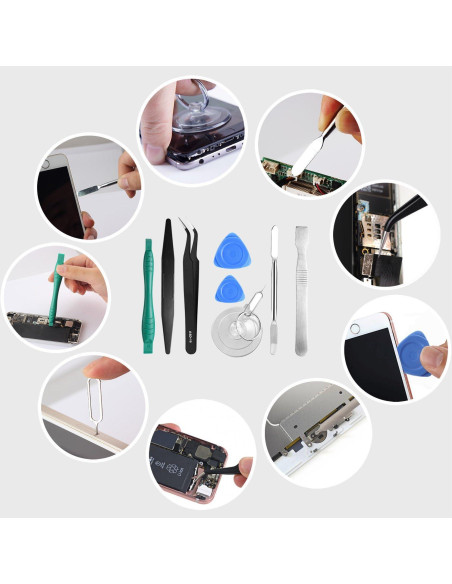 Kit de 21 Piezas de Destornilladores de Precisión GANGZHIBAO Kit de 21 Piezas de Destornilladores de Precisión GANGZHIBAO