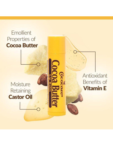Bálsamo Labial Cococare Manteca de Cacao 4.25g - Hidratante