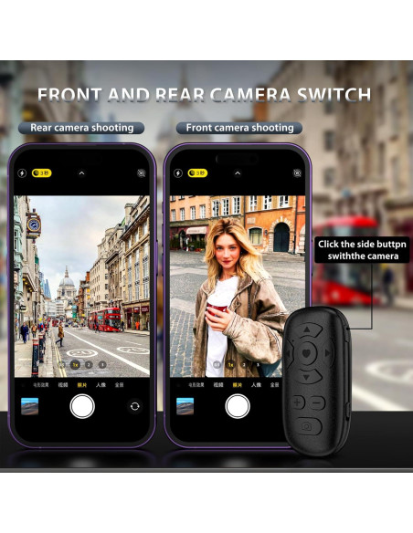 Control Remoto Bluetooth Zttopo para TikTok y Kindle - Negro Control Remoto Bluetooth Zttopo para TikTok y Kindle - Negro