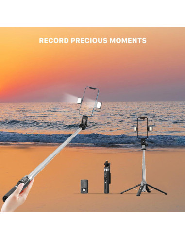 Trípode de Selfie MYBAT PRO Bluetooth Extensible con Luces