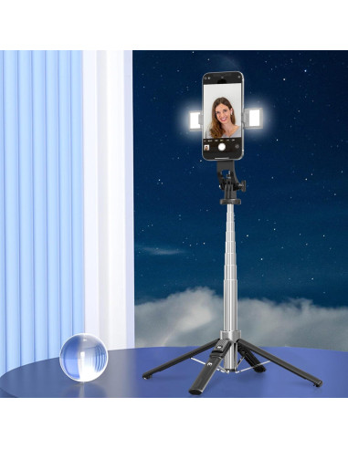 Trípode de Selfie MYBAT PRO Bluetooth Extensible con Luces