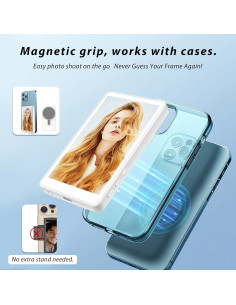 Monitor de Selfie Inalámbrico 4K SHEEVONIX Blanco para Vlogs 2