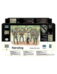 Kit de Modelos de Soldados EE. UU. Vietnam Master Box 1:35