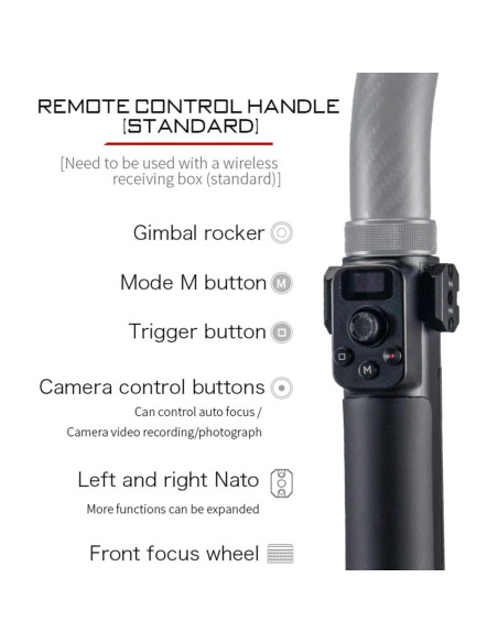 Empuñadura Avanzada Tilta TGA-ARG para DJI Ronin RS3 Pro/RS4 Empuñadura Avanzada Tilta TGA-ARG para DJI Ronin RS3 Pro/RS4