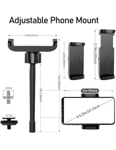 Soporte para Teléfono Flexible Kuaguozhe con Adaptador 1/4" 2