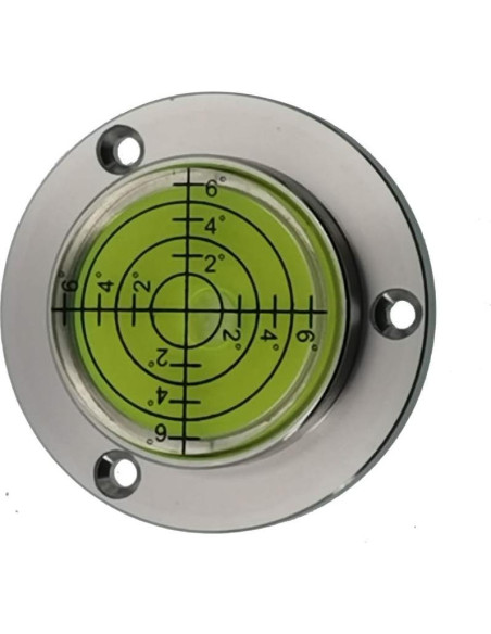 Nivel de Burbuja Redondo XMLEI 50mm Aluminio Verde Nivel de Burbuja Redondo XMLEI 50mm Aluminio Verde