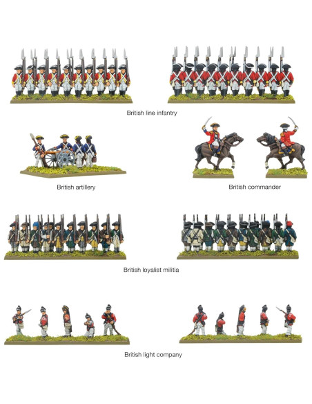 Miniaturas pintables Warlord Games Ejército Británico 28 mm Miniaturas pintables Warlord Games Ejército Británico 28 mm