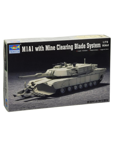 Kit de Modelo Tanque de Desminado M1A1 Abrams Trumpeter 1:72
