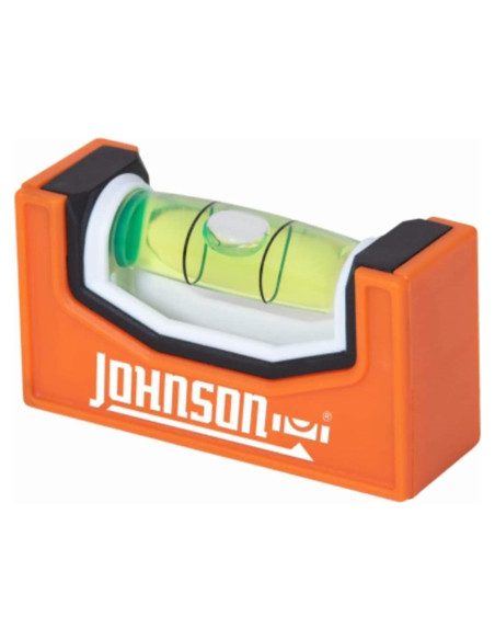 Nivel de bolsillo magnético Johnson 1721P, 90.72g, naranja Nivel de bolsillo magnético Johnson 1721P, 90.72g, naranja