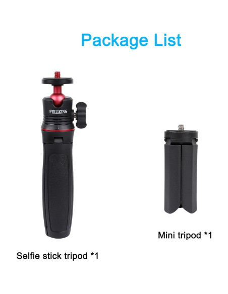 Kit Trípode Mini y Selfie PellKing para DJI OSMO Pocket 3 Kit Trípode Mini y Selfie PellKing para DJI OSMO Pocket 3