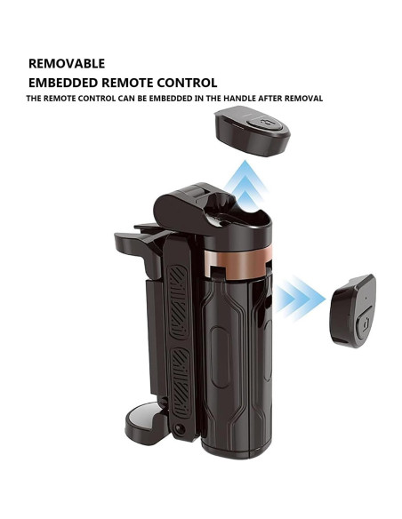 Mini Trípode Flexible JJ02 Growalleter con Control Remoto Mini Trípode Flexible JJ02 Growalleter con Control Remoto