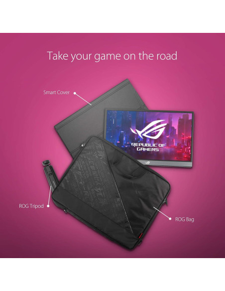 Monitor Portátil para Juegos ASUS ROG Strix XG17AHP 17.3" FHD 240Hz Monitor Portátil para Juegos ASUS ROG Strix XG17AHP 17.3" FHD 240Hz