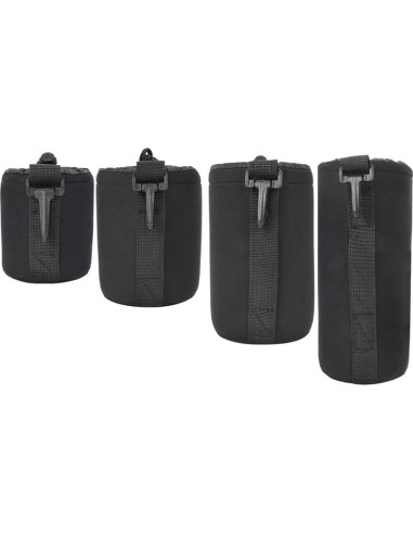 Juego de Fundas para Lentes DSLR Msiud 4 Piezas Neopreno