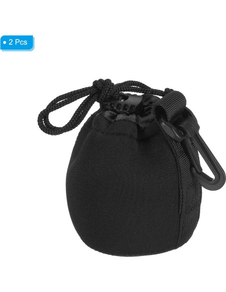 Bolsa de Lente Neopreno PATIKIL 2 Pcs 7x10 cm Impermeable Bolsa de Lente Neopreno PATIKIL 2 Pcs 7x10 cm Impermeable