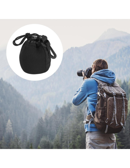 Bolsa de Lente Neopreno PATIKIL 2 Pcs 7x10 cm Impermeable Bolsa de Lente Neopreno PATIKIL 2 Pcs 7x10 cm Impermeable