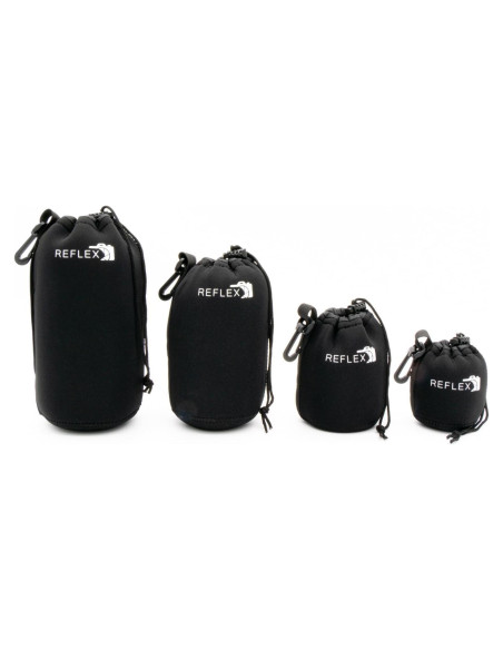 Bolsas de Lente Acolchadas Reflex Camera 4 Pzs S/M/L/XL Bolsas de Lente Acolchadas Reflex Camera 4 Pzs S/M/L/XL