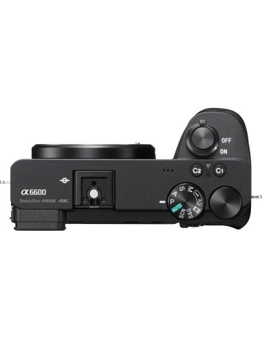 Cámara sin Espejo Sony a6600 ILCE6600/B 24.2MP 4K + Accesorios
