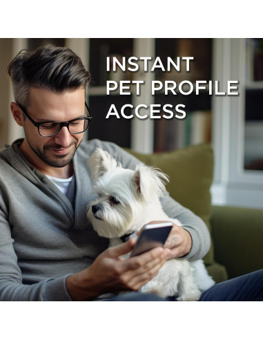 Etiqueta QR para Perro BetterPaw - Acero Inoxidable Personalizable