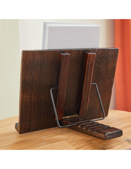 Soporte de Libro Ajustable GZQWDC de Madera Ergonómico 34x22.5cm Soporte de Libro Ajustable GZQWDC de Madera Ergonómico 34x22.5cm