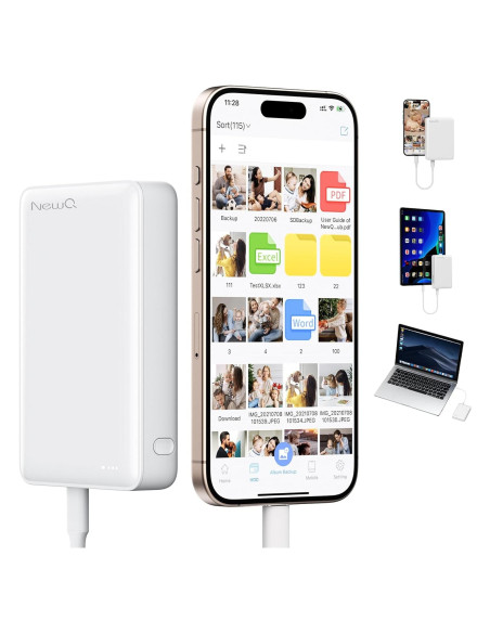Disco Duro Externo NEWQ 1TB para iPhone y Computadora USB Disco Duro Externo NEWQ 1TB para iPhone y Computadora USB