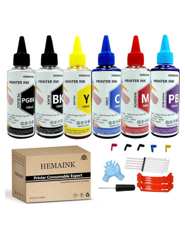 Kit de Recarga de Tinta Canon PGI-280 CLI-281 6 Botellas 100ml