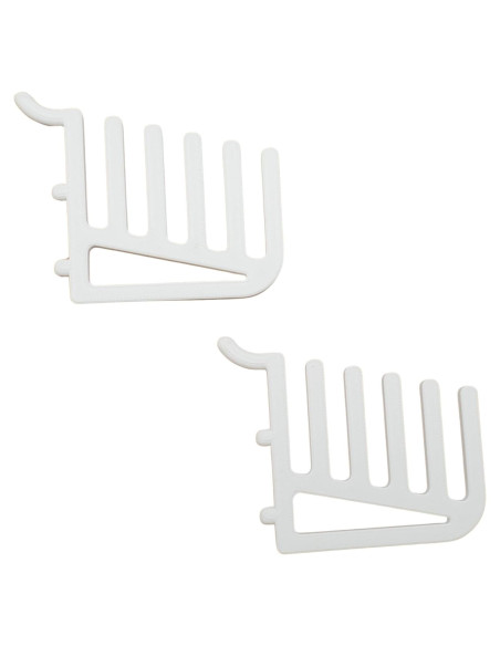 Soporte de Almacenamiento para Reglas 1/4" Genérico Blanco Mate Soporte de Almacenamiento para Reglas 1/4" Genérico Blanco Mate