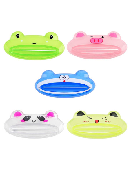 Dispensador de Pasta de Dientes Pasow - 5 Diseños de Animales Dispensador de Pasta de Dientes Pasow - 5 Diseños de Animales