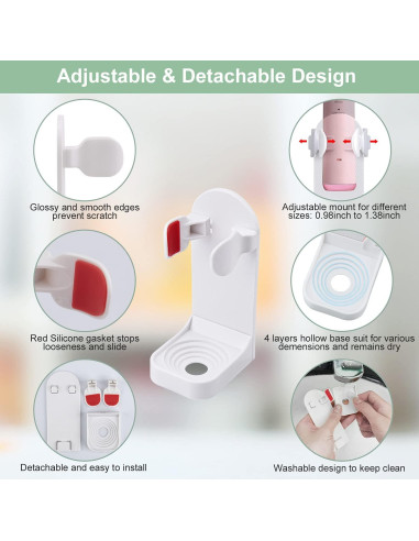 Soporte de Cepillo de Dientes Boperzi con Dispensador Automático